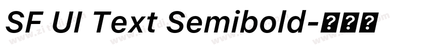 SF UI Text Semibold字体转换 SF UI Text Semibold字体转换
